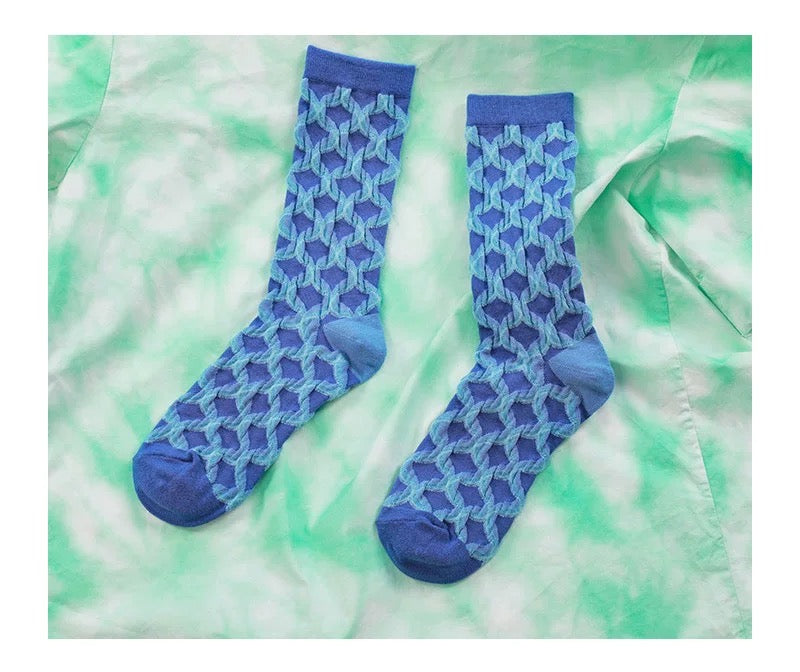 Surfin Girl Summer Knit Socks
