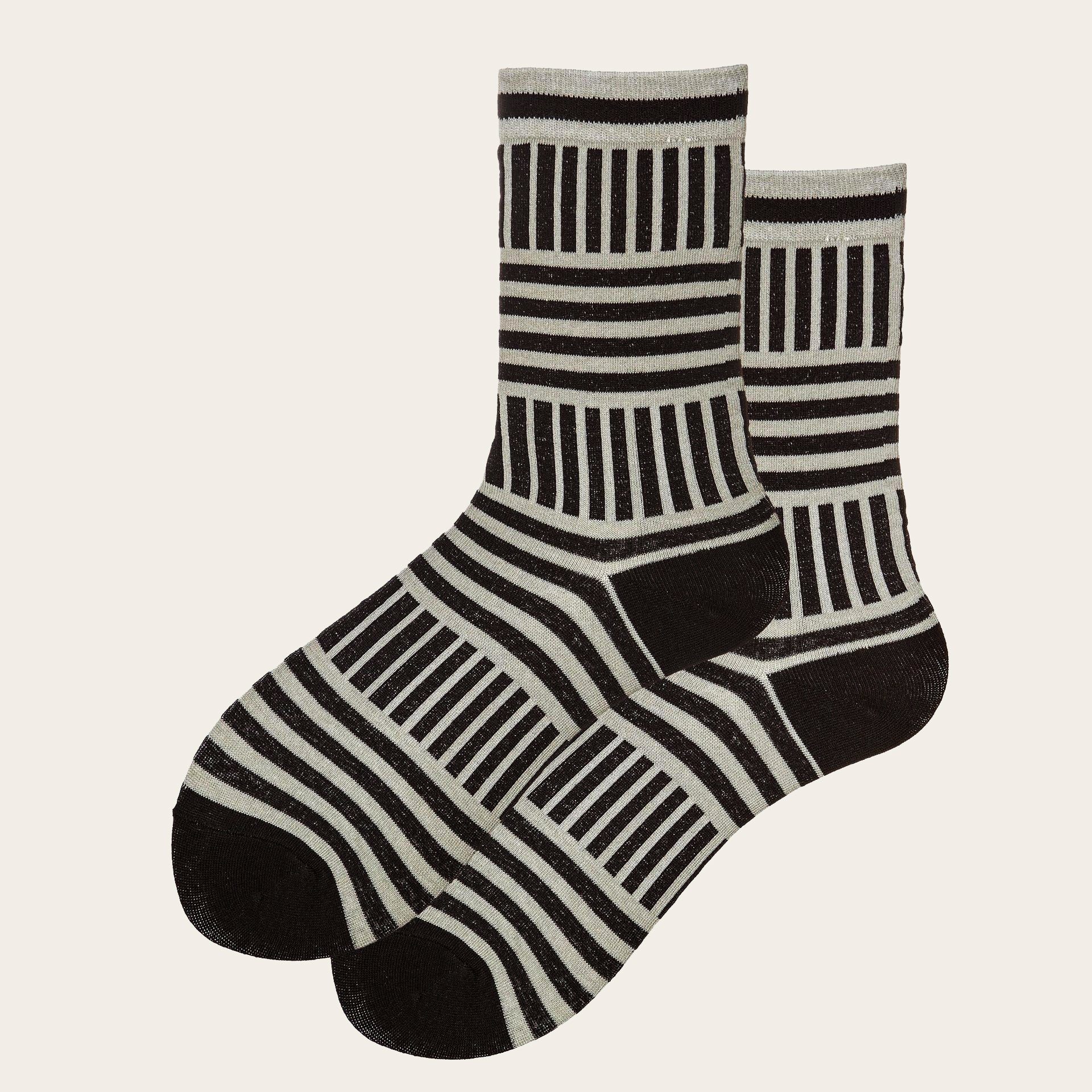New Order Stripe Ankle Socks