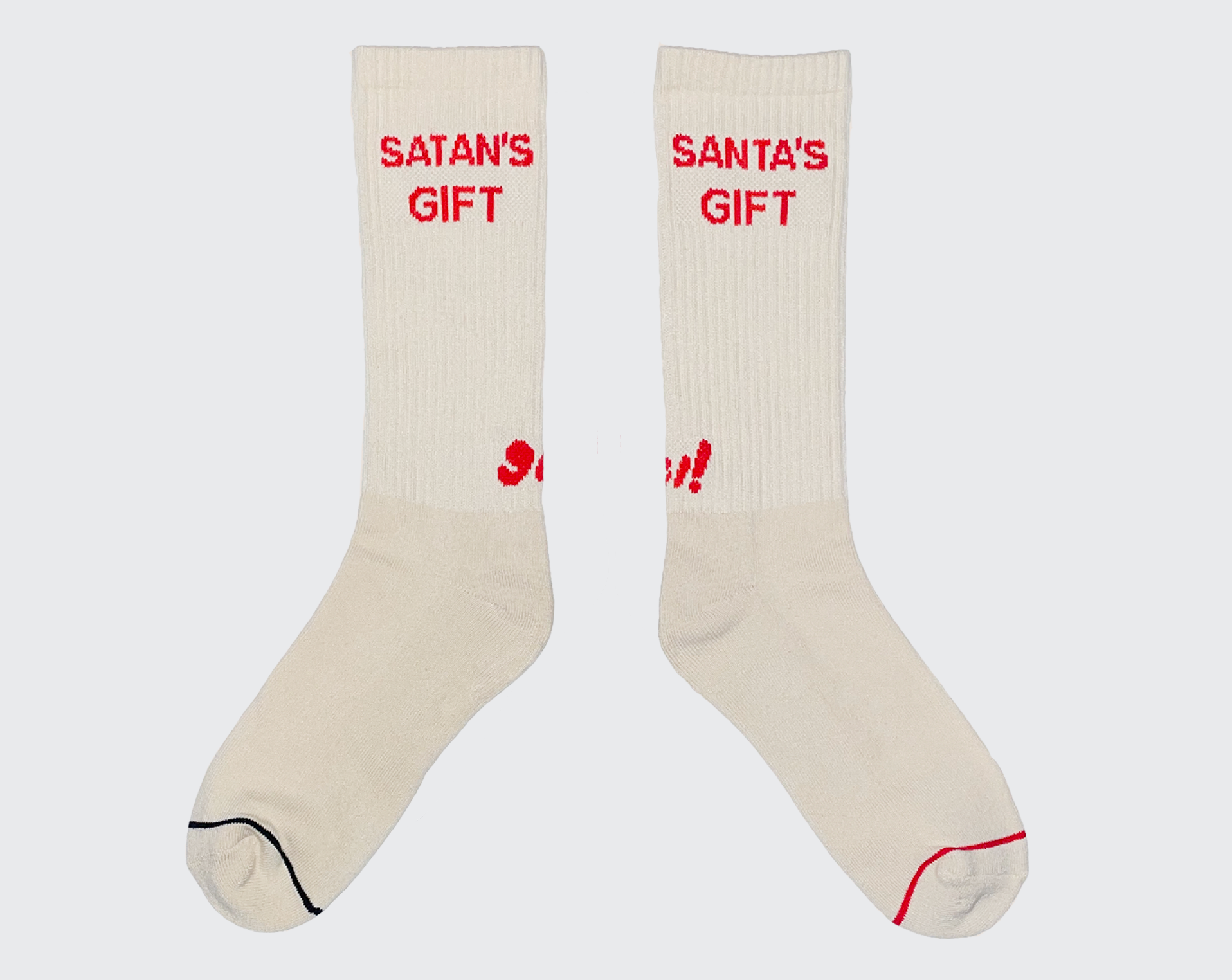 Santa&Satan's Gift Set Tube Socks